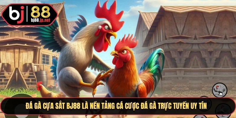 Đá Gà Cựa Sắt Bj88 - Cách Đặt Cược Nhanh Và Hiệu Quả Nhất 1 Đá gà cựa sắt BJ88 là nền tảng cá cược đá gà trực tuyến uy tín